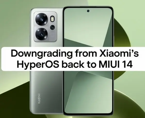 Downgrading from Xiaomi's HyperOS back to MIUI 14