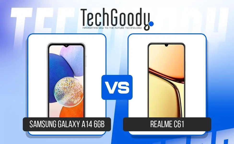 Image of Samsung Galaxy A14 6GB vs Realme C61 Comparison