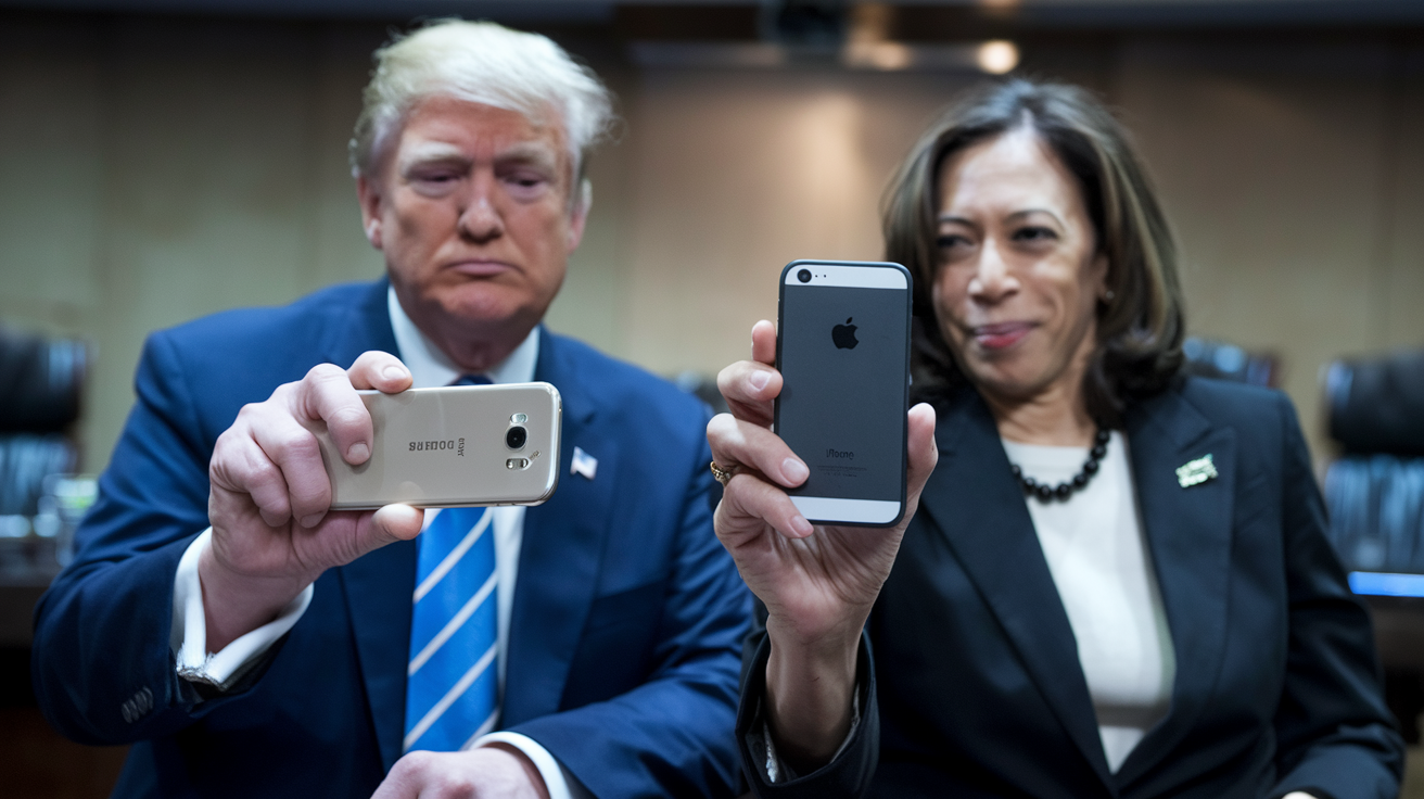 Smartphone Choices of Donald Trump and Kamala Harris in 2024 – A Rivalry Beyond Politics